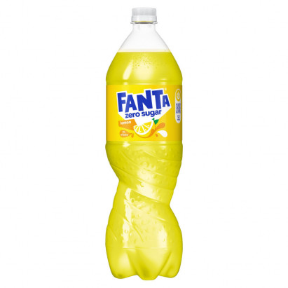 Fanta Zero Sugar Napój gazowany o smaku cytrynowym 1,5 l
