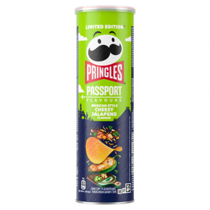 Pringles Passport Chrupki o smaku sera i jalapeno 165 g