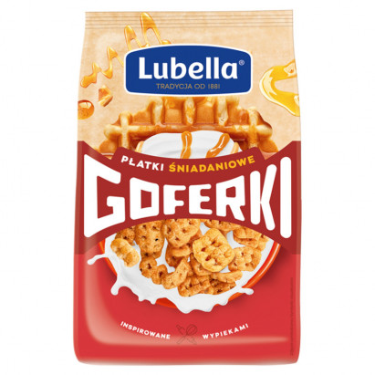 Lubella Płatki śniadaniowe goferki 250 g