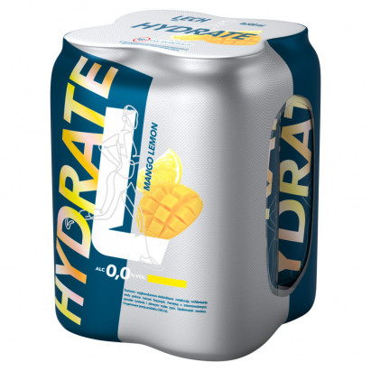 Lech Hydrate Piwo bezalkoholowe o smaku mango i cytryny 2 l (4 x 0,5 l)
