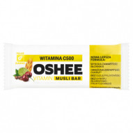 Oshee Suplement diety baton zbożowy o smaku limonki z dodatkiem wiśni liofilizowanych 40 g
