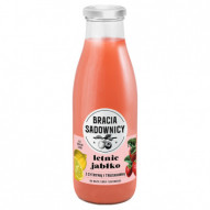 Bracia Sadownicy Napój letnie jabłko z cytryną i truskawką 750 ml