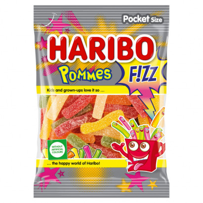 Haribo Pommes Żelki o smaku owocowym kwaśne 80 g