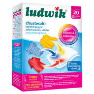 Ludwik Chusteczki zapobiegające zafarbowaniu ubrań 20 sztuk