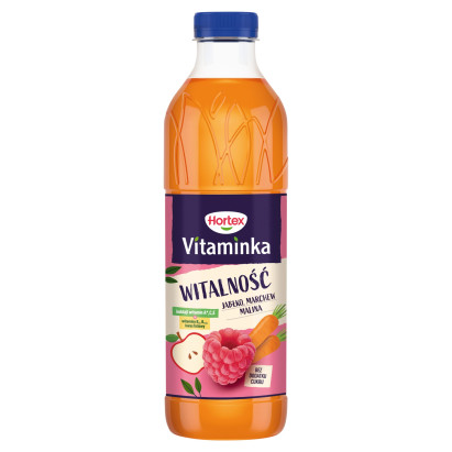 Hortex Vitaminka Sok witalność jabłko marchew malina 1 l