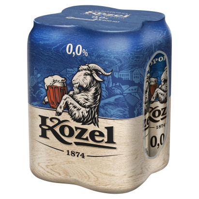 Kozel Piwo bezalkoholowe półciemne 2 l (4 x 0,5 l)