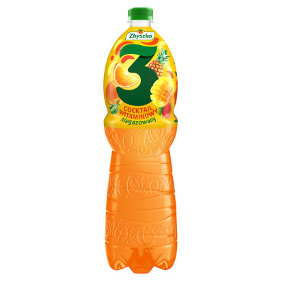 Zbyszko 3 Napój owocowy niegazowany cocktail witaminowy 1,75 l