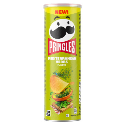 Pringles Chrupki o smaku ziół śródziemnomorskich 165 g