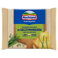 Hochland Ser kremowy w plastrach ze szczypiorkiem 130 g