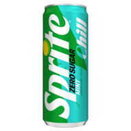 Sprite Zero Sugar Napój gazowany o smaku cytrynowo-limonkowo-miętowym 330 ml