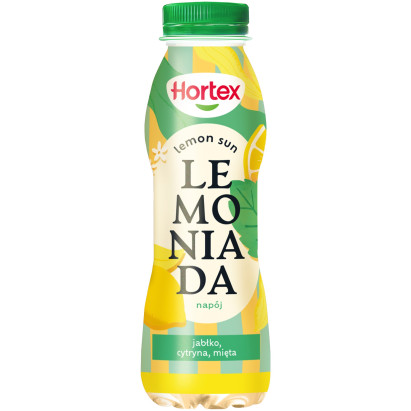 Hortex Lemoniada Napój jabłko cytryna mięta 400 ml