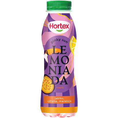 Hortex Lemoniada Napój jabłko cytryna mięta marakuja 400 ml