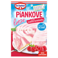 Dr. Oetker Piankove Love Ciasto na zimno smak malina-śmietanka 160 g