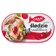 Graal Filety ze śledzia w sosie pomidorowym 170 g