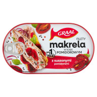 Graal Filety z makreli w sosie pomidorowym z suszonymi pomidorami 170 g