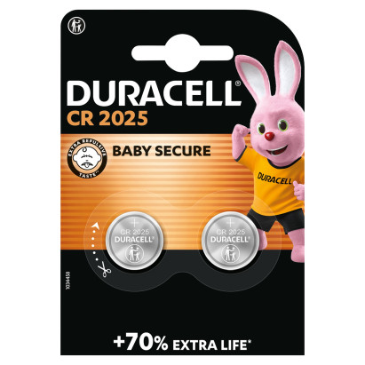 Duracell CR 2025 3 V Baterie litowe 2 sztuki