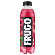 Frugo Różowe Napój wieloowocowy niegazowany o smaku maliny poziomki i rabarbaru 500 ml