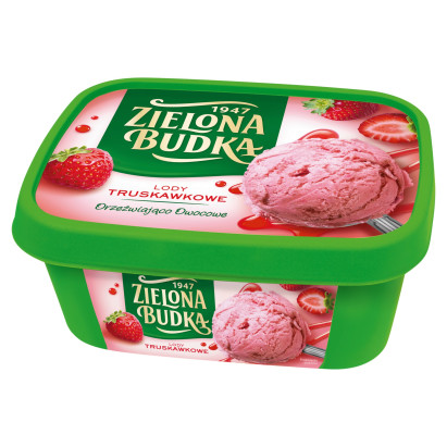 Zielona Budka Lody truskawkowe 1000 ml