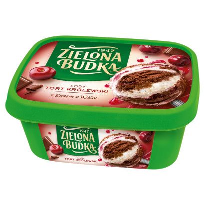 Zielona Budka Lody tort królewski z sosem z wiśni 1000 ml