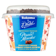 Bakoma & E. Wedel Puszysty deser o smaku czekoladowym z czekoladą mleczną 105 g