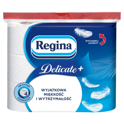 Regina Delicate+ Papier toaletowy 9 rolek