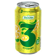 Zbyszko 3 Napój gazowany cytryny 330 ml