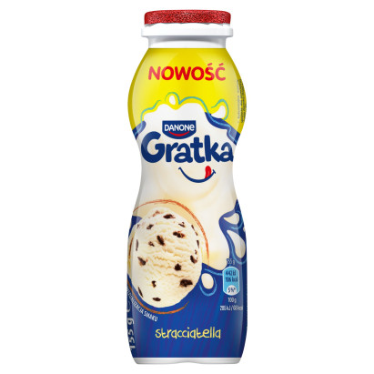 Danone Gratka Jogurt do picia stracciatella 155 g