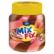 Krüger MixFix Duo Krem do smarowania o smaku kakaowo-truskawkowym 350 g
