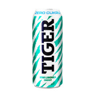 Tiger Zero cukru Gazowany napój energetyzujący kiwi limonka 500 ml