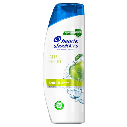 Head & Shoulders Apple Fresh Szampon Przeciwłupieżowy 400 ml. Zwalcza Nadmiar Sebum i Swędzenie
