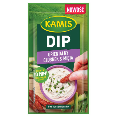 Kamis Dip orientalny czosnek & mięta 20 g