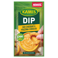 Kamis Dip ser cheddar & prażona cebulka 20 g