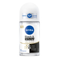 Nivea Black&White Invisible Silky Smooth Antyperspirant Roll ON 50 ml