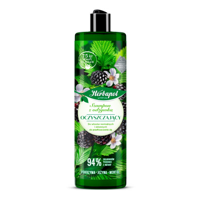 Herbapol Szampon z odżywką oczyszczający 400 ml