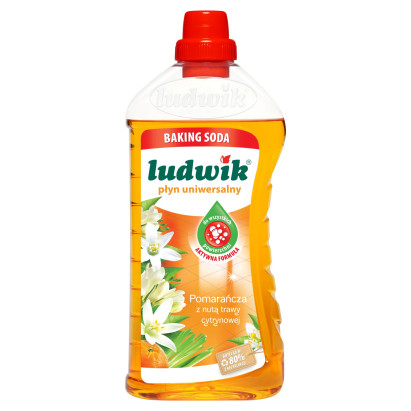 Ludwik Płyn uniwersalny pomarańcza z nutą trawy cytrynowej 1 l