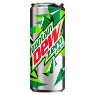 Mountain Dew Zero cukru Napój gazowany o smaku cytrusowym 330 ml