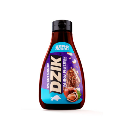 Dzik Sos o smaku mlecznego batona czekoladowo-orzechowego 425 ml