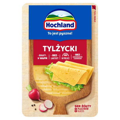 Hochland Ser żółty tylżycki w plastrach 135 g