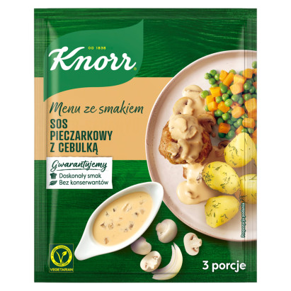 Knorr Menu ze smakiem Sos pieczarkowy z cebulką 37 g