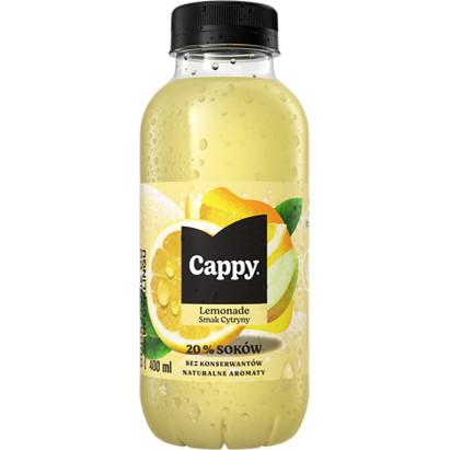 Cappy Lemonade Napój niegazowany smak cytryny 400 ml