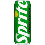 Sprite Zero Sugar Napój gazowany o smaku cytrynowo-limonkowym 330 ml