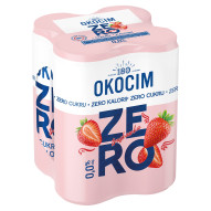 Okocim Zero Bezalkoholowy napój piwny truskawka 4 x 500 ml