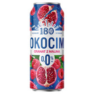 Okocim Mix piwa bezalkoholowego z lemoniadą o smaku granatu i maliny 500 ml