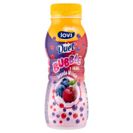 Jovi Duet Bubble Napój jogurtowy o smaku jagoda-wiśnia 230 g