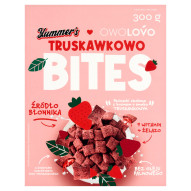 Yummer's Owolovo Truskawkowo Poduszki zbożowe z kremem o smaku truskawkowym 300 g