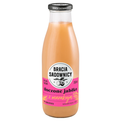 Bracia Sadownicy Sok tłoczone jabłko z marakują 750 ml