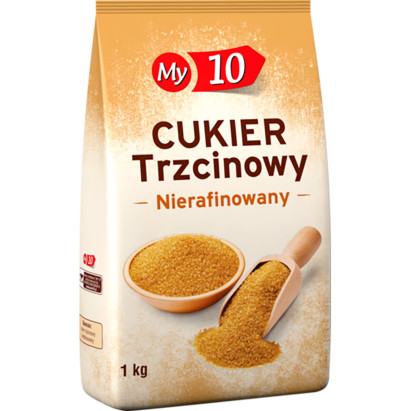 My 10 Cukier trzcinowy nierafinowany 1 kg