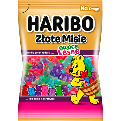 Haribo Złote Misie Żelki owoce leśne 80 g