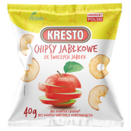 KRESTO Chipsy jabłkowe ze świeżych jabłek 40 g