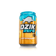 Dzik Zero Gazowany napój o smaku ananasowym bez cukru 330 ml